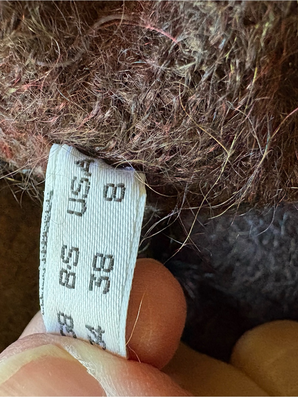 Brown Wool SOFT Sleeveless Knit Sweater Vest - Picture 3 of 7